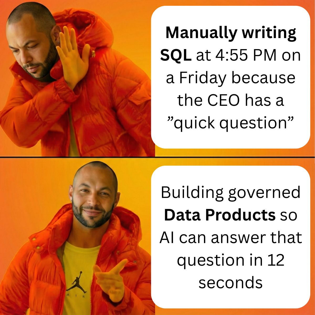 Stop feeding AI raw data—build Data Products that answer questions instantly